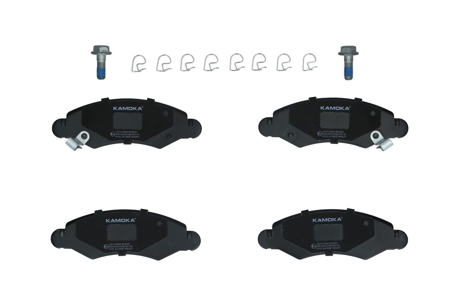 KAMOKA JQ1012846 Brake pad set, disc brake