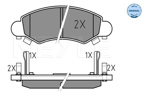 Brake Pad Set, disc brake-1