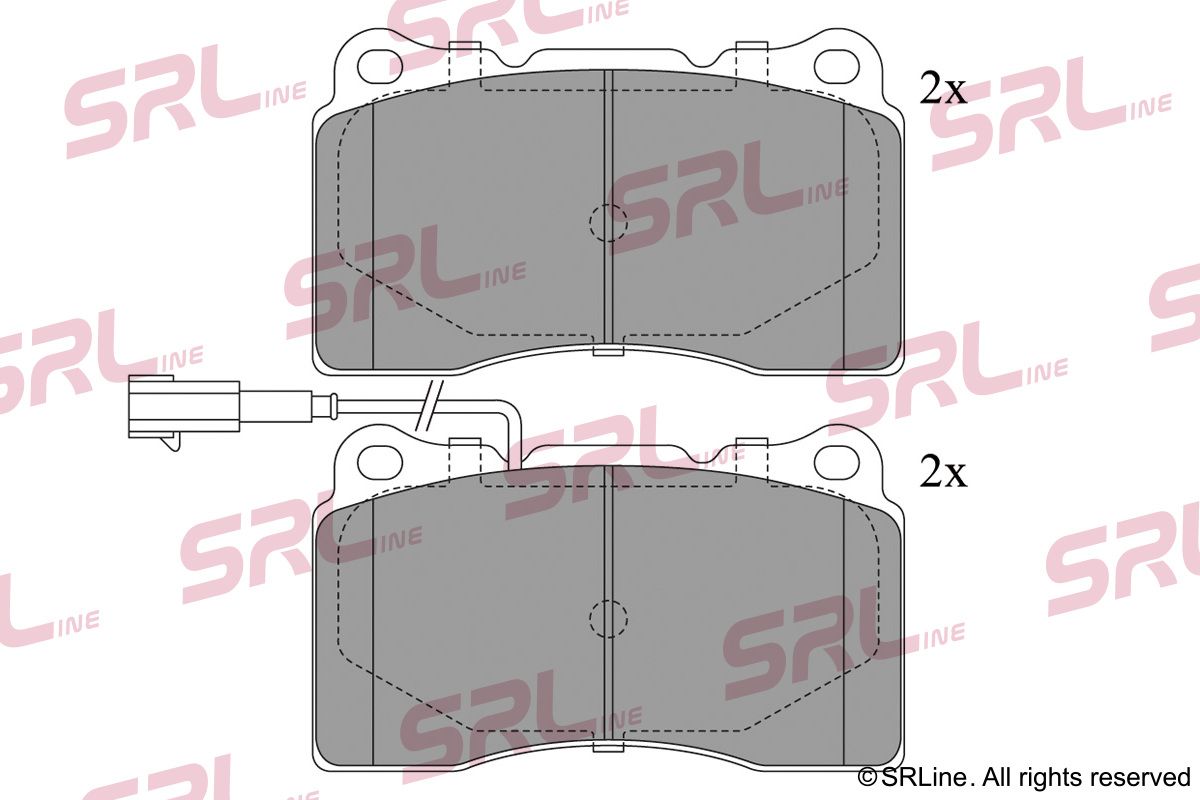 SRLINE S70-0565 Brake pad set, disc brake