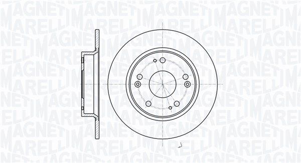 MAGNETI MARELLI 361302040723 Brake disc