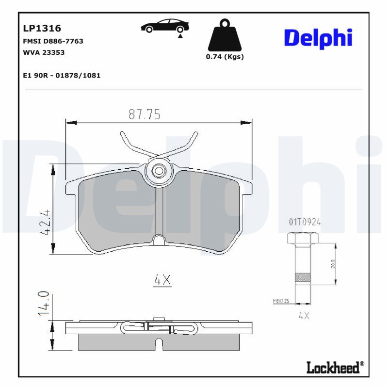 Brake Pad Set, disc brake-2
