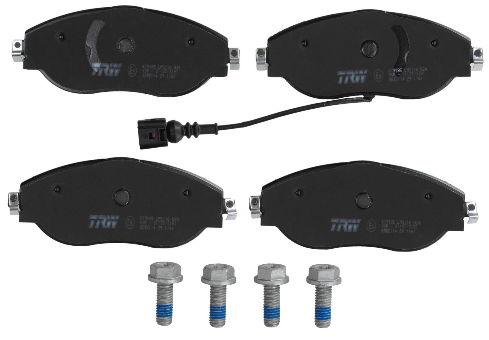 TRW GDB2114 Brake pad set, disc brake