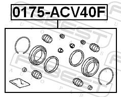 Repair Kit, brake caliper-1