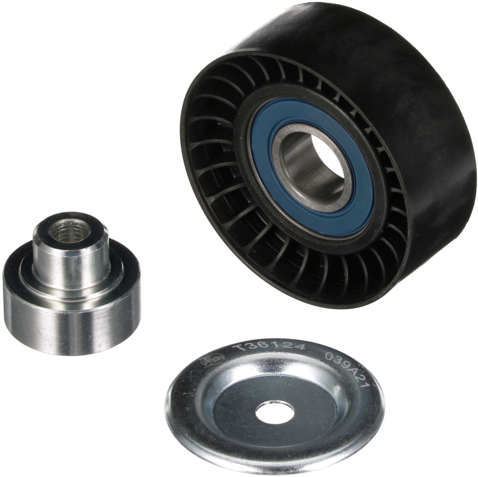 GATES T36124 Deflection/guide pulley, v-ribbed belt