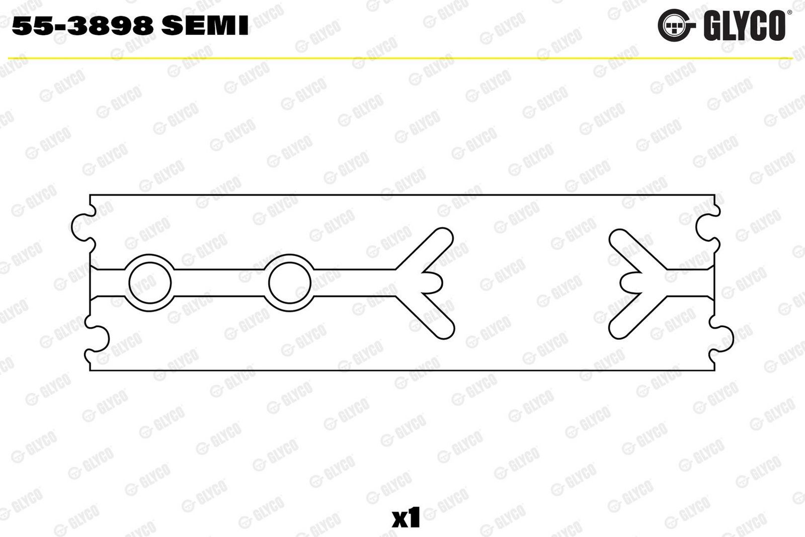 GLYCO 55-3898 SEMI Small end bushes, connecting rod