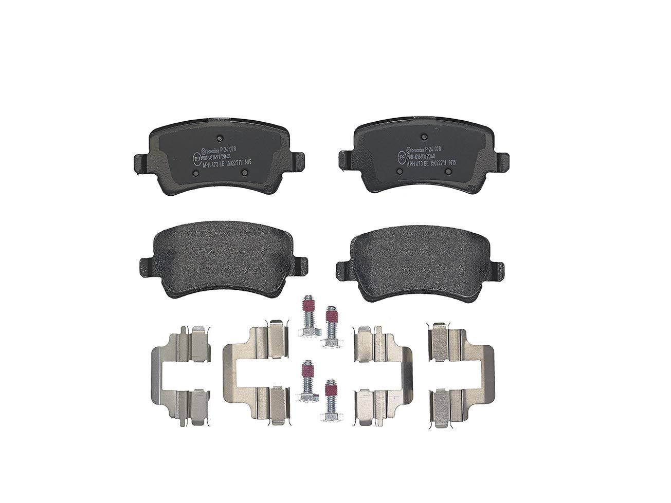 BREMBO P 24 078 Brake pad set, disc brake