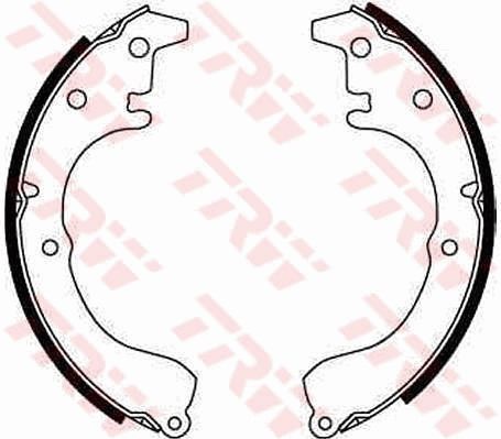 TRW GS8089 Brake shoe set
