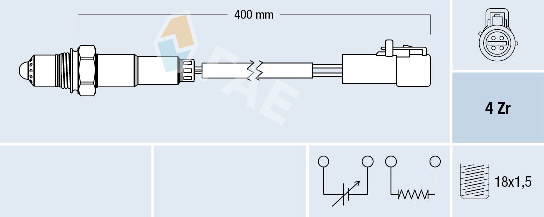 FAE 77578 Oxygen sensor