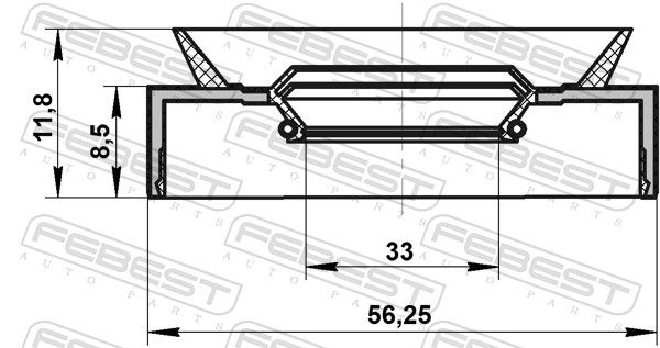 Shaft Seal, drive shaft-1