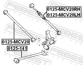 Control/Trailing Arm, wheel suspension-1