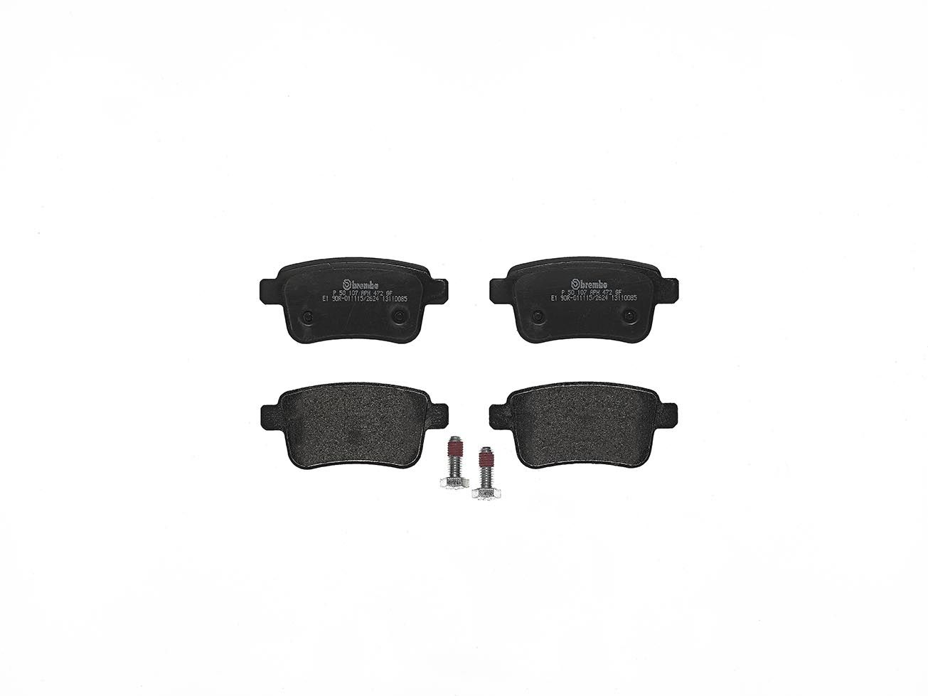 BREMBO P 50 107 Brake pad set, disc brake