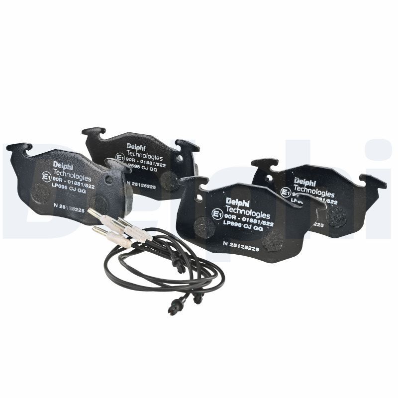 DELPHI LP696 Brake pad set, disc brake