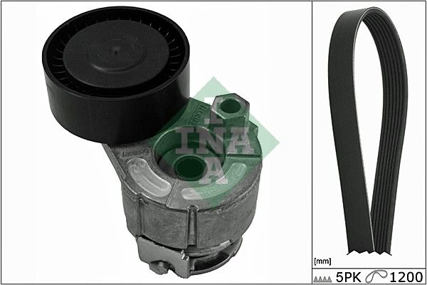 SCHAEFFLER INA 529 0015 10 V-ribbed belt set