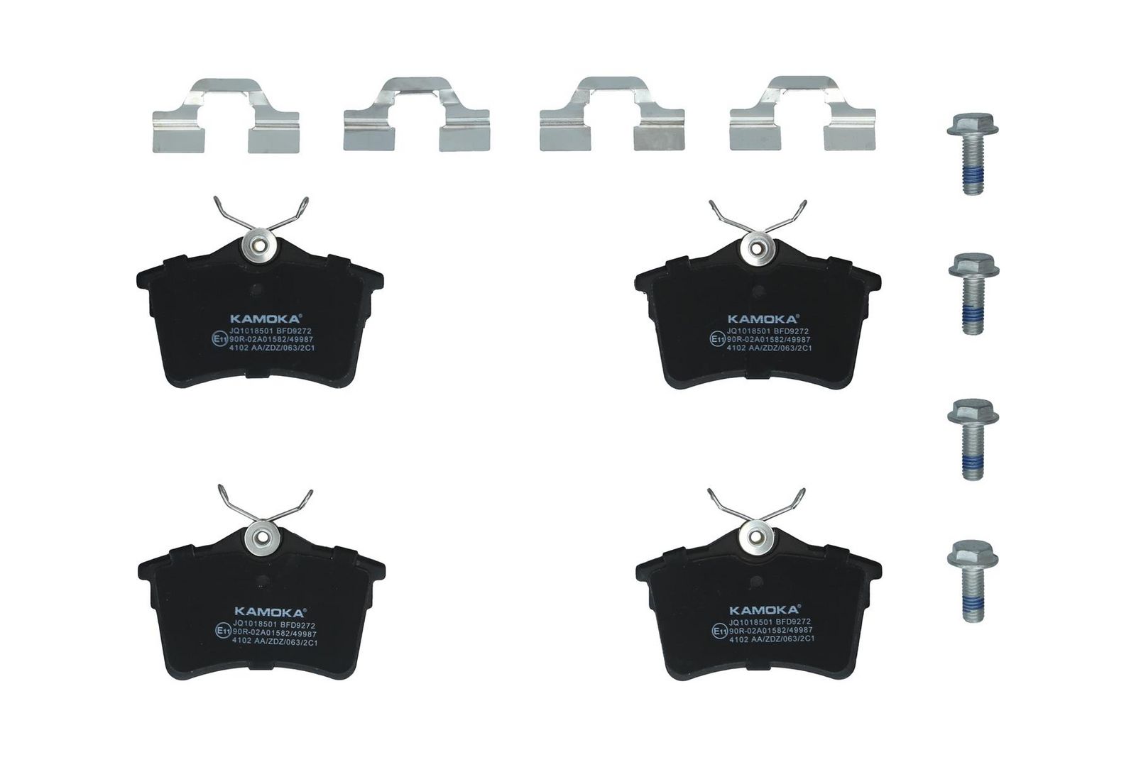 KAMOKA JQ1018501 Brake pad set, disc brake
