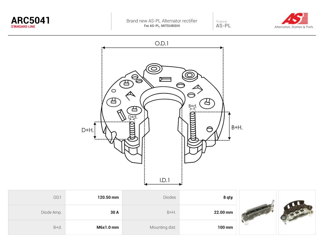 Rectifier, alternator-2