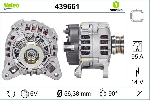 VALEO 439661 Alternator