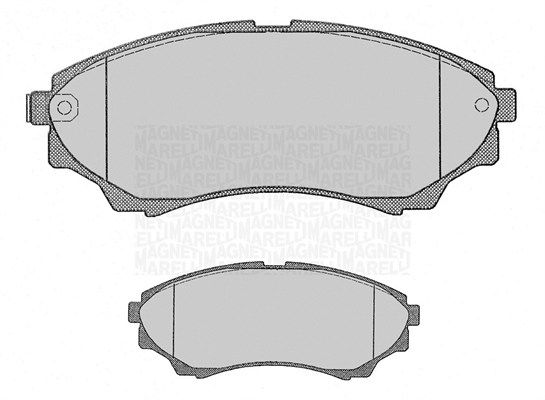 MAGNETI MARELLI 363916060439 Brake pad set, disc brake