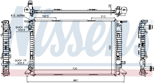 Radiator, engine cooling-1