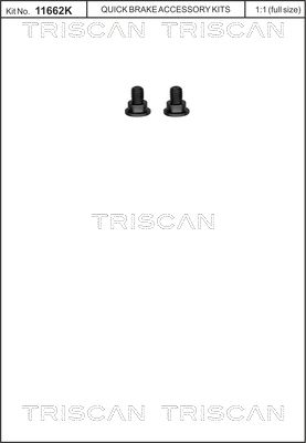 TRISCAN 8105 116003 Screw set, brake disc