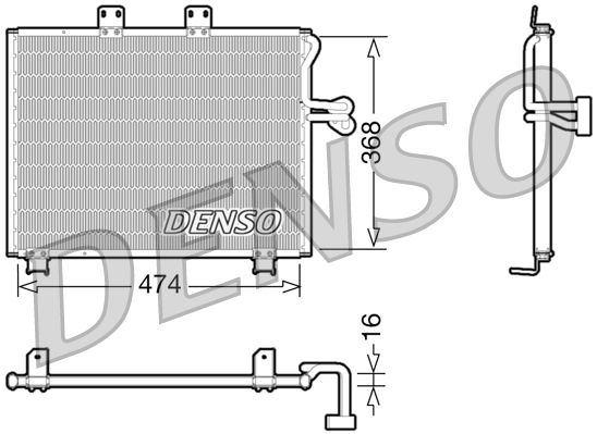 Condenser, air conditioning-main