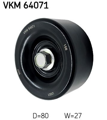 Deflection/Guide Pulley, V-ribbed belt