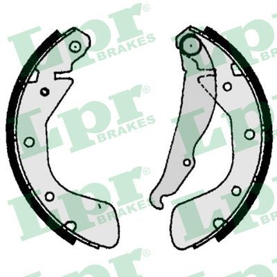 LPR 06800 Brake shoe set