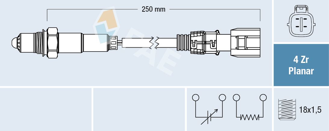 FAE 77604 Oxygen sensor