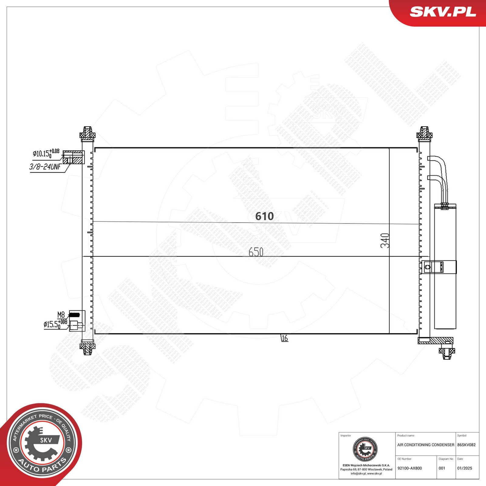 Condenser, air conditioning-4