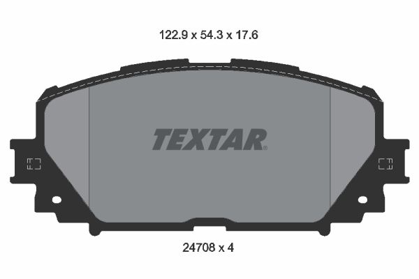 TEXTAR 2470801 Brake pad set, disc brake
