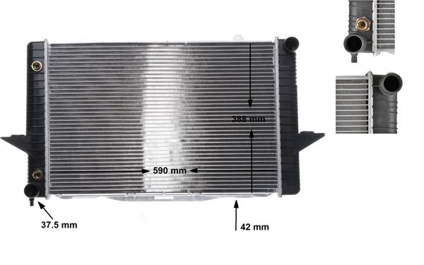 Radiator, engine cooling