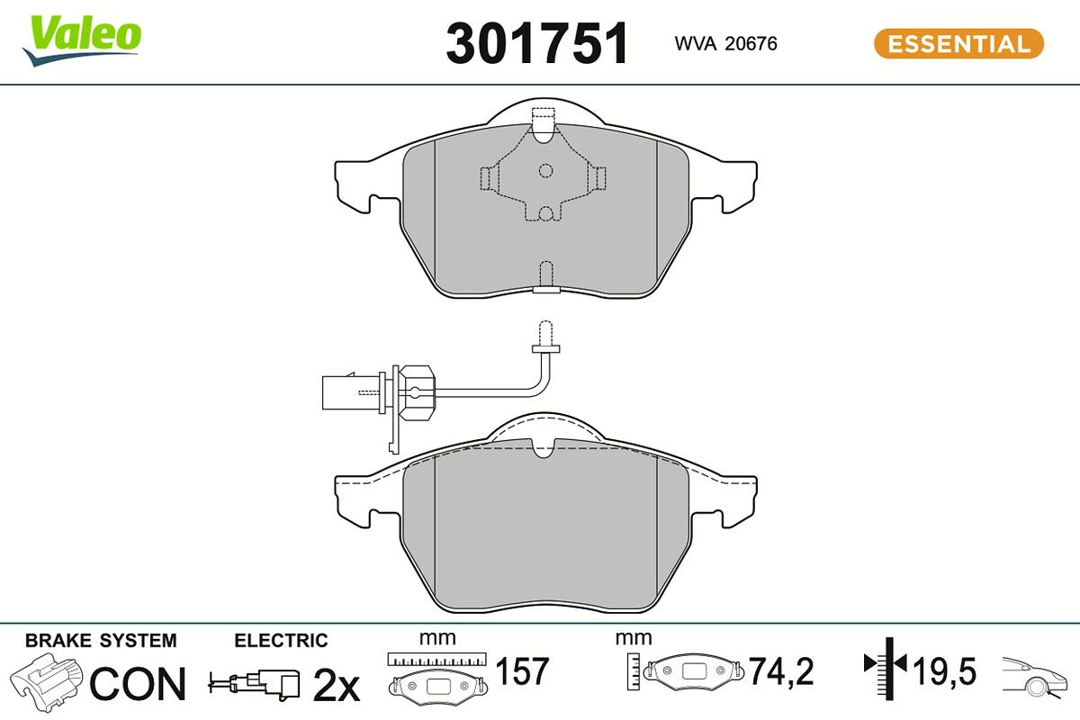 Brake Pad Set, disc brake-main