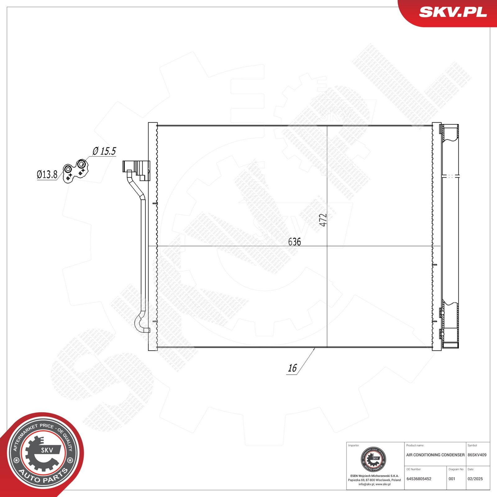 Condenser, air conditioning-5