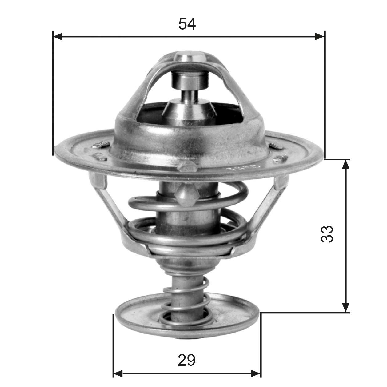 GATES TH12988G1 Thermostat, coolant