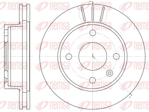REMSA 6097.10 Brake disc