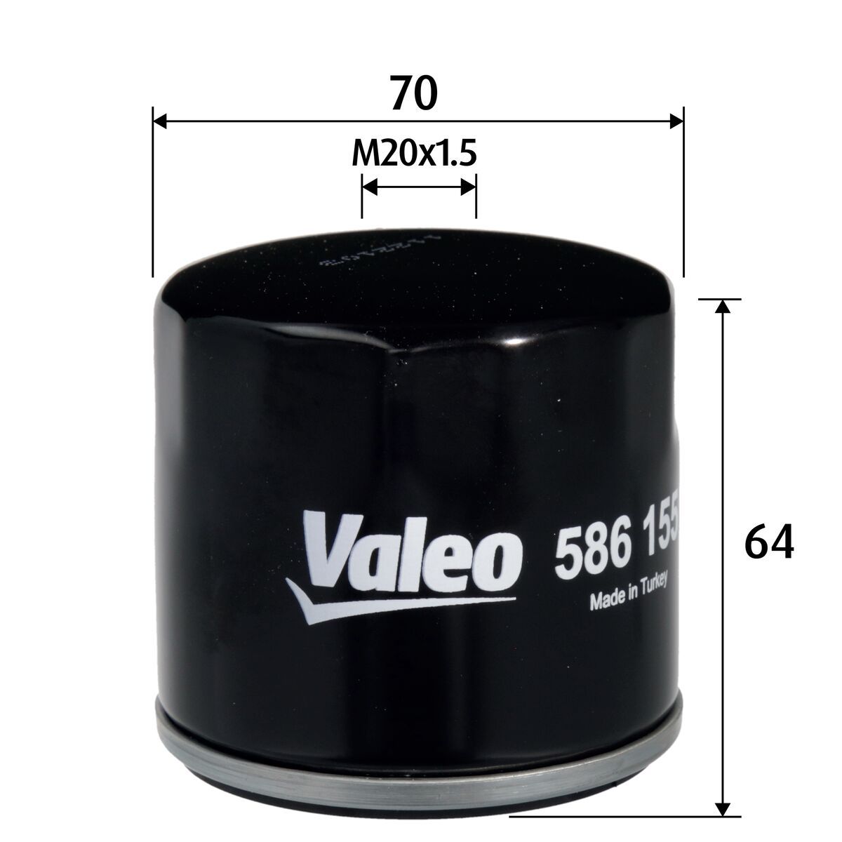 VALEO 586155 Oil filter
