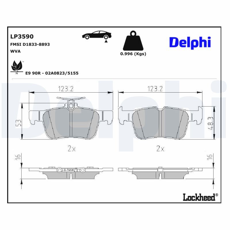 Brake Pad Set, disc brake-2