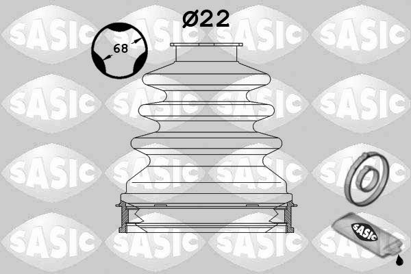 SASIC 1904027 Bellow kit, drive shaft