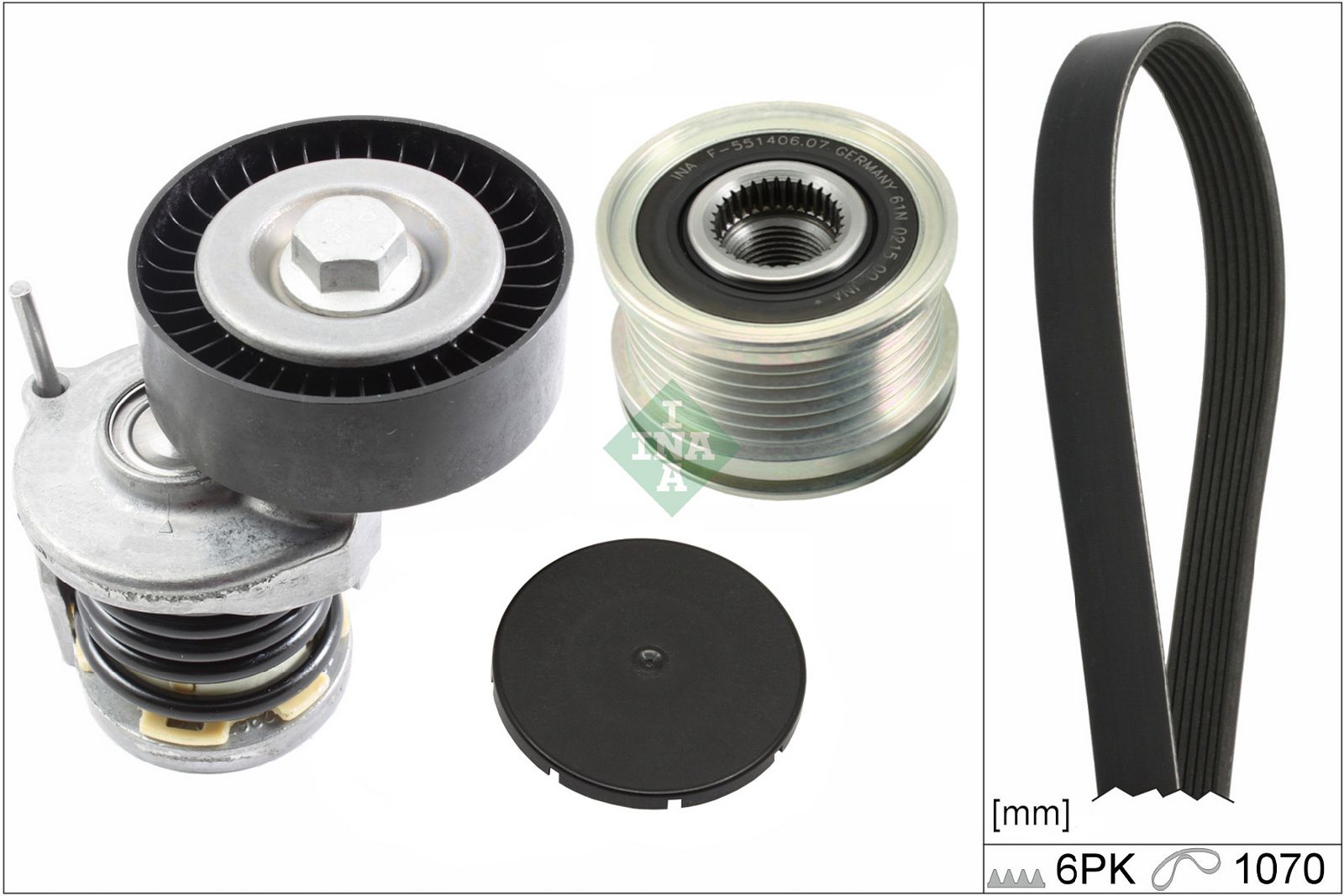 SCHAEFFLER INA 529 0475 21 V-ribbed belt set