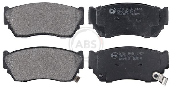 A.B.S. 36728 Stabdžių trinkelių rinkinys, diskinis stabdys