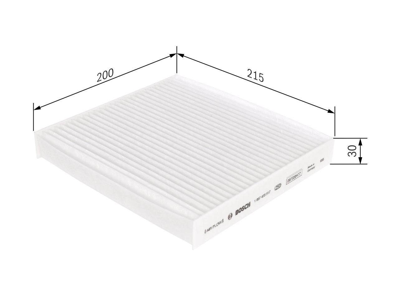 BOSCH 1 987 435 517 Filter, cabin air
