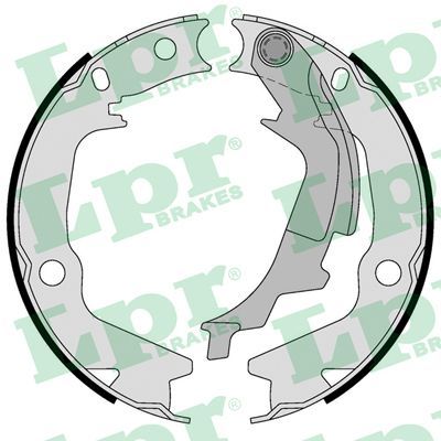 LPR 09430 Brake shoe set, parking brake