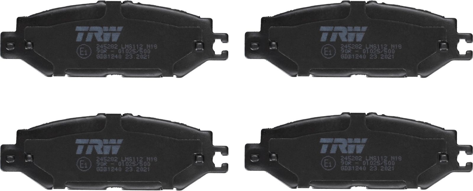 TRW GDB1240 Brake pad set, disc brake