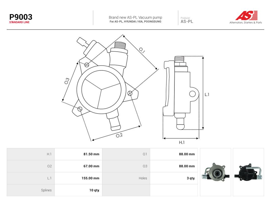 Vacuum Pump, braking system-2
