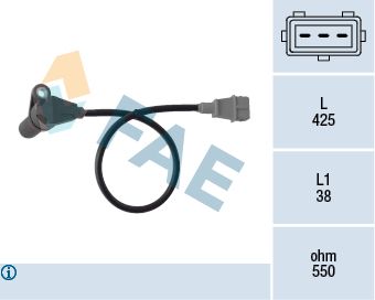 Sensor, crankshaft pulse