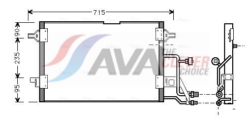 AVA CLEVER CHOICE AI5116 Condenser, air conditioning