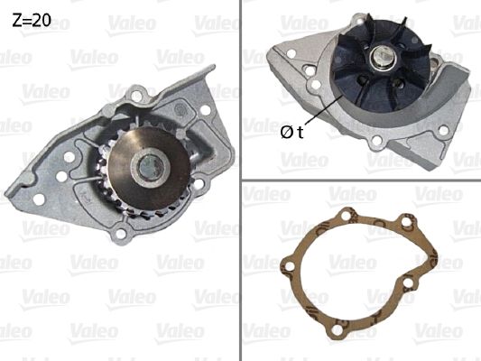 VALEO 506574 Water pump, engine cooling