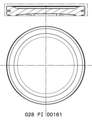 MAHLE 028 PI 00161 000 Piston