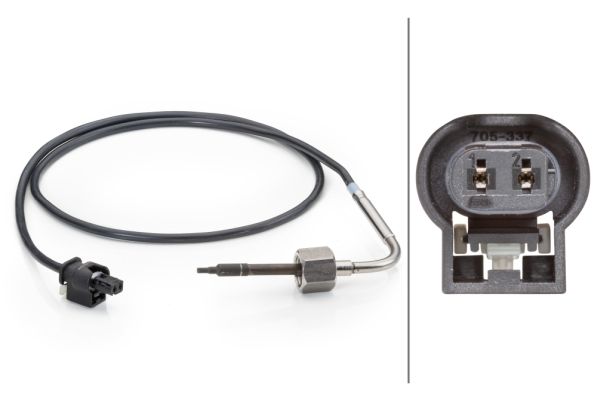 Sensor, exhaust gas temperature