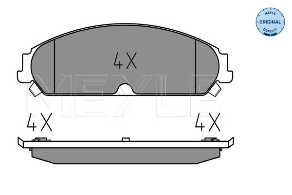 Brake Pad Set, disc brake-1