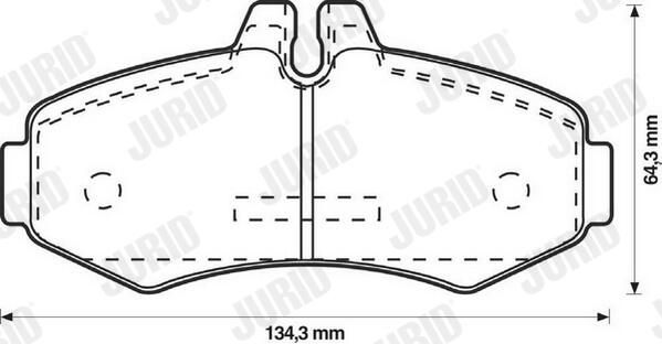Brake Pad Set, disc brake-1